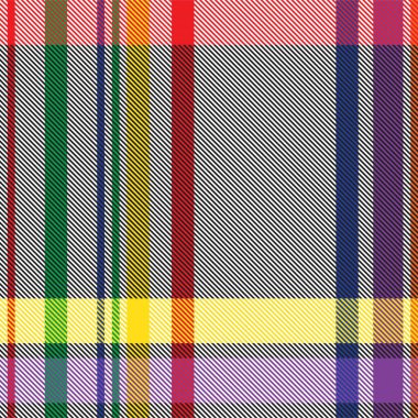Gökkuşağı Ekoseli, kareli, ekose desenli moda tekstil ve grafikleri için