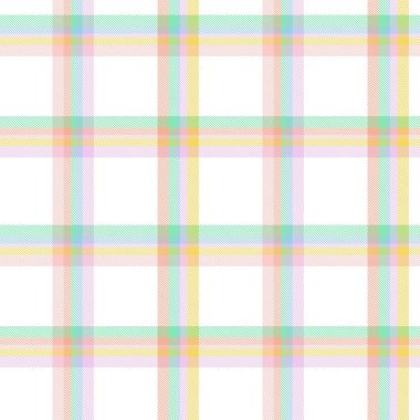 Gökkuşağı Pastel Ekoseli Moda tekstil ve grafikleri için kusursuz desen