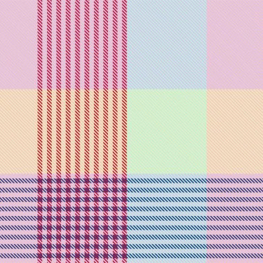 Gökkuşağı Pastel Ekoseli Moda tekstil ve grafikleri için kusursuz desen