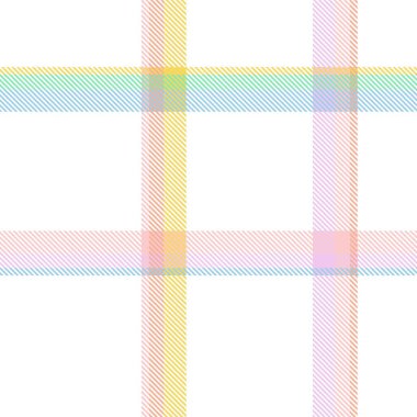 Gökkuşağı Pastel Ekoseli Moda tekstil ve grafikleri için kusursuz desen