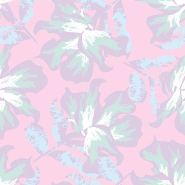 Moda tekstil, grafik, arka plan ve el sanatları için kusursuz desenli fırça darbeleri