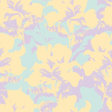 Moda tekstil, grafik, arka plan ve el sanatları için kusursuz desenli fırça darbeleri