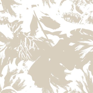 Moda tekstil, grafik, arka plan ve el sanatları için kusursuz desenli fırça darbeleri