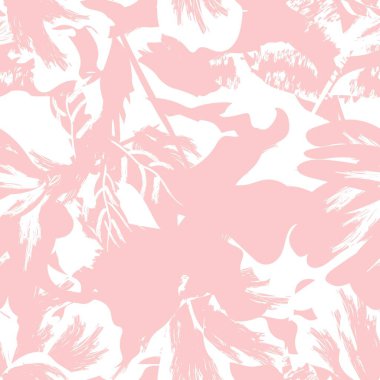 Moda tekstil, grafik, arka plan ve el sanatları için kusursuz desenli fırça darbeleri