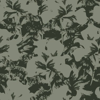 Moda tekstil, grafik, arka plan ve el sanatları için kusursuz desenli fırça darbeleri