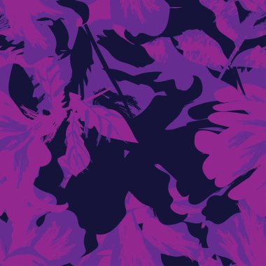 Moda tekstil, grafik, arka plan ve el sanatları için kusursuz desenli fırça darbeleri