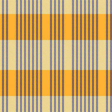 Moda tekstil ve grafikleri için uygun turuncu asimetrik ekose desenli kusursuz desen