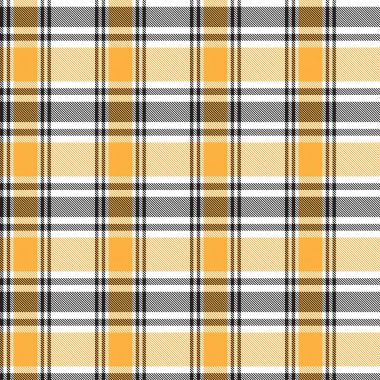 Moda tekstil ve grafikleri için uygun turuncu asimetrik ekose desenli kusursuz desen