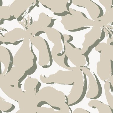 Moda tekstil, grafik, arka plan ve el sanatları için kusursuz desenli fırça darbeleri