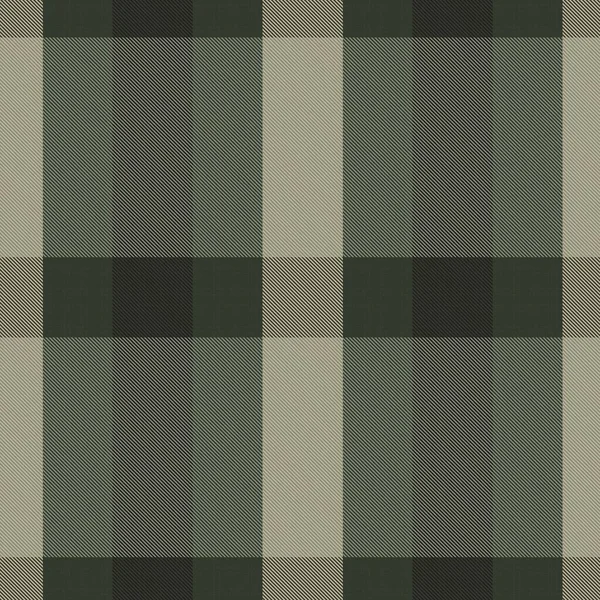 Green Asymmetric Plaid Texturiertes Nahtloses Muster Geeignet Für Modetextilien Und — Stockvektor