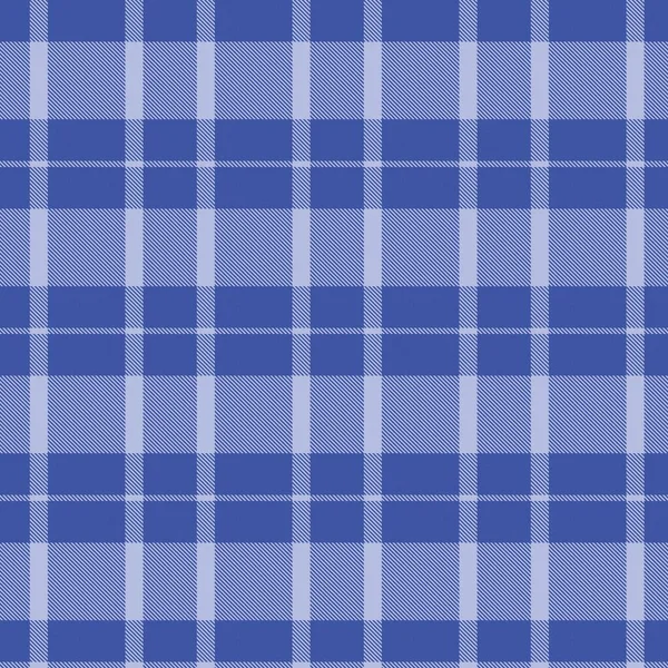 Blue Asymmetric Plaid Textuur Naadloos Patroon Geschikt Voor Mode Textiel — Stockvector