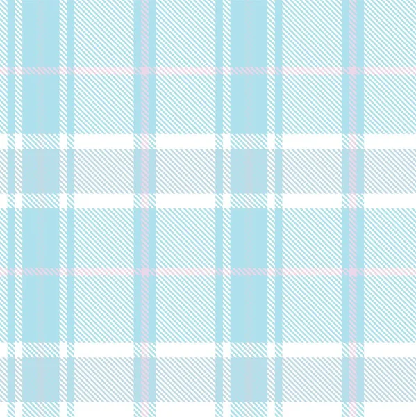 Blue Asymmetric Plaid Texturiertes Nahtloses Muster Geeignet Für Modetextilien Und — Stockvektor