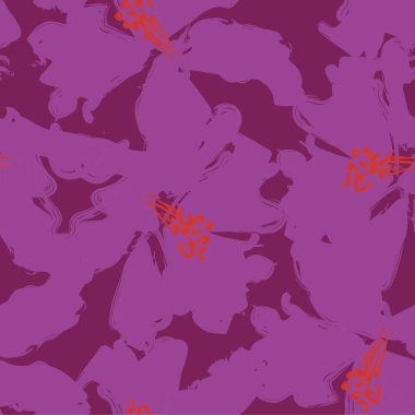 Moda tekstil, grafik, arka plan ve el sanatları için kusursuz desenli fırça darbeleri