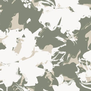 Moda tekstil, grafik, arka plan ve el sanatları için kusursuz desenli fırça darbeleri