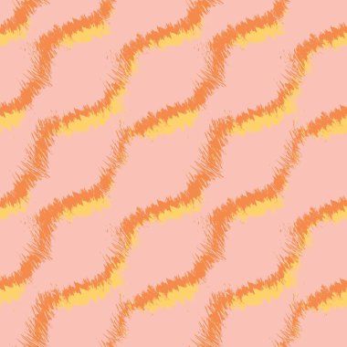 Moda tekstil, ev eşyaları, grafikler, arka planlar için soyut fırça desenli kürk tasarımı