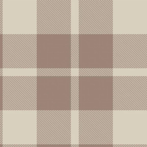 Brown Minimal Plaid Textured Seamless Pattern Fashion Textiles Graphics — Stockvektor