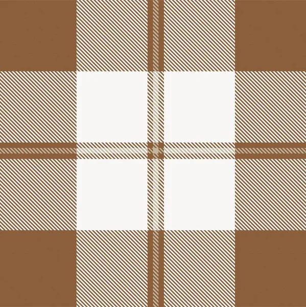 Brown Minimal Plaid Textured Seamless Pattern Fashion Textiles Graphics — Stockvektor