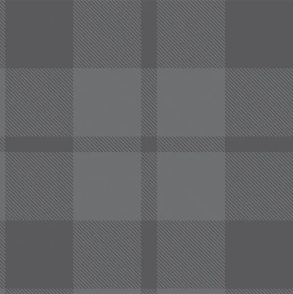 Monochrome Minimal Plaid Textured Seamless Pattern Fashion Textiles Graphics — Archivo Imágenes Vectoriales