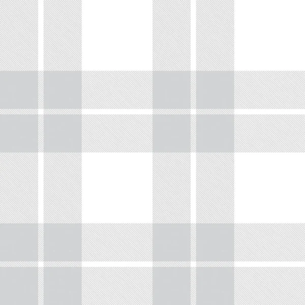 Monochrome Minimal Plaid Textured Seamless Pattern Fashion Textiles Graphics — Archivo Imágenes Vectoriales