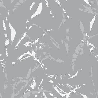 Brushstroke Tropical Leaf seamless pattern design for fashion textiles, graphics and crafts