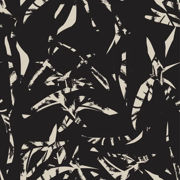 Brushstroke Tropical Leaf seamless pattern design for fashion textiles, graphics and crafts