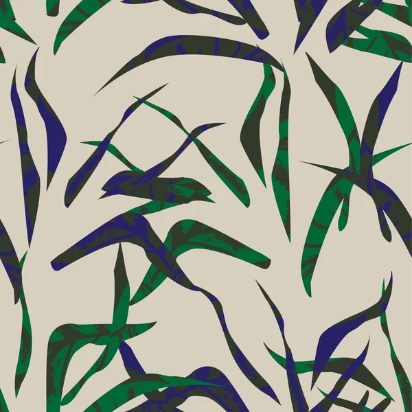 Brushstroke Tropical Leaf seamless pattern design for fashion textiles, graphics and crafts