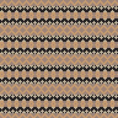 Örgü, moda tekstili ve grafikler için argyle Fair Island kusursuz desen tasarımı