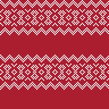 Fair isle seamless pattern design for knitwear, fashion textile, graphics