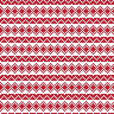 Örgü, moda tekstili ve grafikler için argyle Fair Island kusursuz desen tasarımı