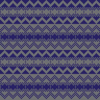 Örgü, moda tekstili ve grafikler için argyle Fair Island kusursuz desen tasarımı