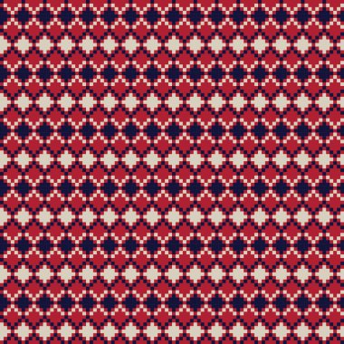 Örgü, moda tekstili ve grafikler için argyle Fair Island kusursuz desen tasarımı