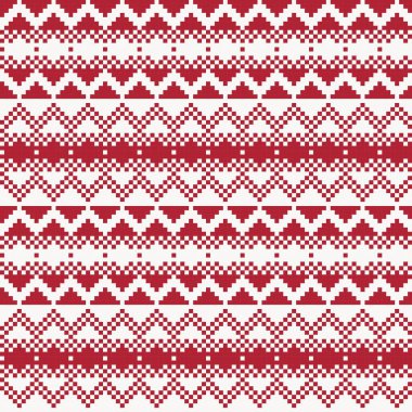 Örgü, moda tekstili ve grafikler için argyle Fair Island kusursuz desen tasarımı