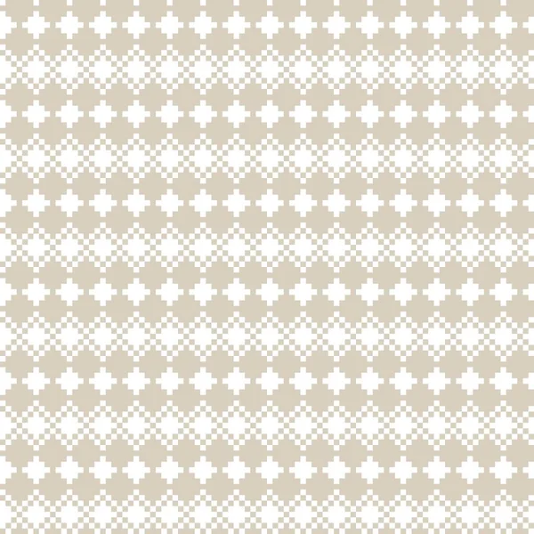 Argyle Fair Isle Design Motif Sans Couture Pour Tricot Textile — Image vectorielle