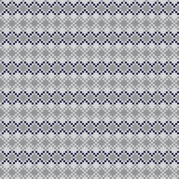 Argyle Fair Isle Zökkenőmentes Minta Design Kötött Divat Textil Grafika — Stock Vector