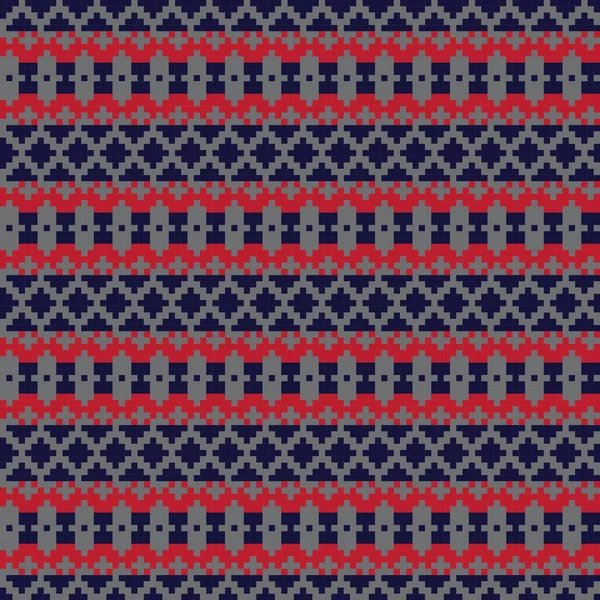 Fair isle seamless pattern design for knitwear, fashion textile, graphics