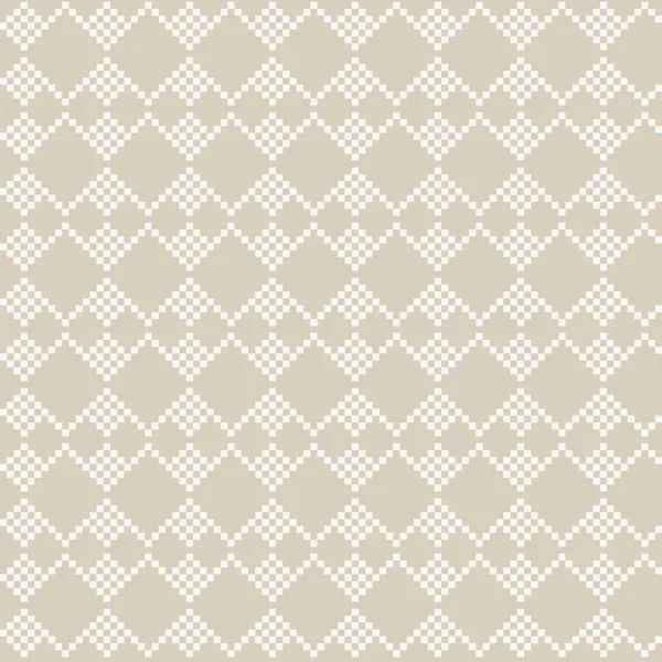 Argyle Fair Isle Design Motif Sans Couture Pour Tricot Textile — Image vectorielle