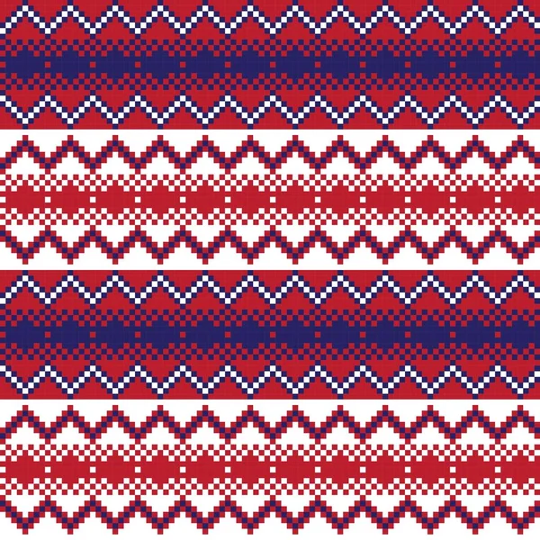 Schneeflockenmesse Isle Pattern Design Für Modetextilien Strickwaren Und Grafiken — Stockvektor