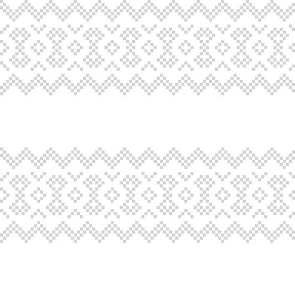 Fair Isle Seamless Pattern Design Knitwear Fashion Textile Graphics — 스톡 벡터