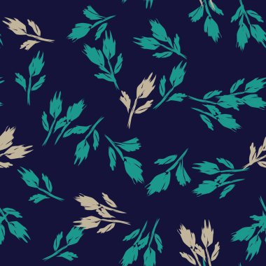 Moda tekstil, grafik, arka plan ve el sanatları için kusursuz desenli fırça darbeleri