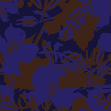 Moda tekstil, grafik, arka plan ve el sanatları için kusursuz desenli fırça darbeleri