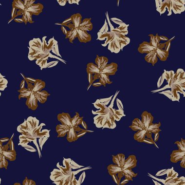 Moda tekstil, grafik, arka plan ve el sanatları için kusursuz desenli fırça darbeleri