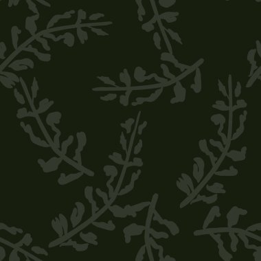 Moda tekstil, grafik ve el sanatları için tropik yapraksız desen tasarımı