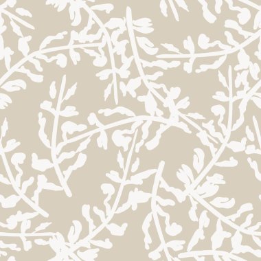 Moda tekstil, grafik ve el sanatları için tropik yapraksız desen tasarımı