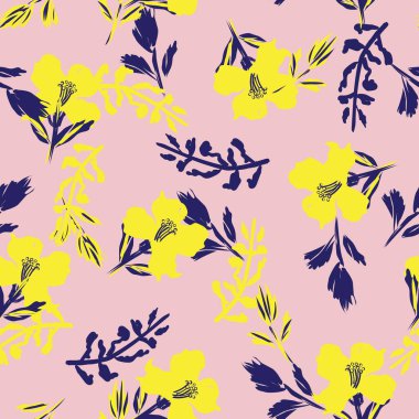 Moda tekstil, grafik, arka plan ve el sanatları için kusursuz desenli fırça darbeleri