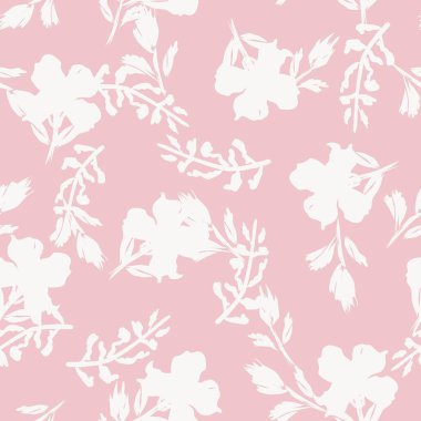 Moda tekstil, grafik, arka plan ve el sanatları için kusursuz desenli fırça darbeleri