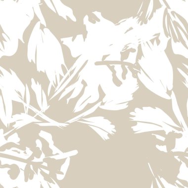 Moda tekstil, grafik, arka plan ve el sanatları için kusursuz desenli fırça darbeleri