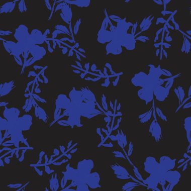 Moda tekstil, grafik, arka plan ve el sanatları için kusursuz desenli fırça darbeleri