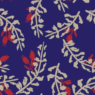 Moda tekstil, grafik, arka plan ve el sanatları için kusursuz desenli fırça darbeleri