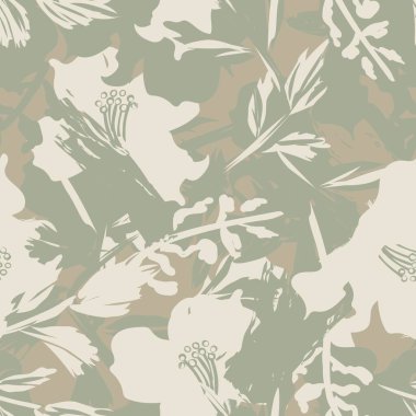 Moda tekstil, grafik, arka plan ve el sanatları için kusursuz desenli fırça darbeleri