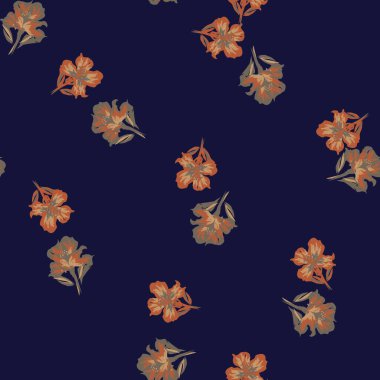 Moda tekstil, grafik, arka plan ve el sanatları için kusursuz desenli fırça darbeleri